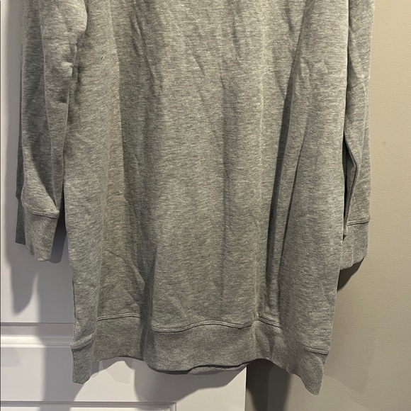DKNY Gray Hooded Sweater Sweatshirt - Picture 8 of 10